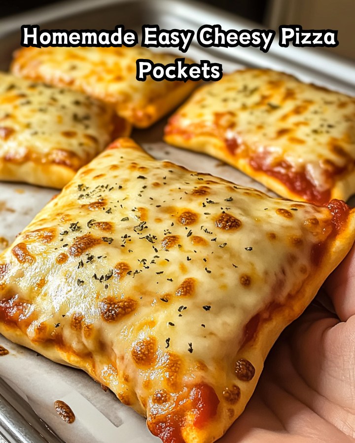 Easy Homemade Cheesy Pizza Pockets Ready in 30 Minutes