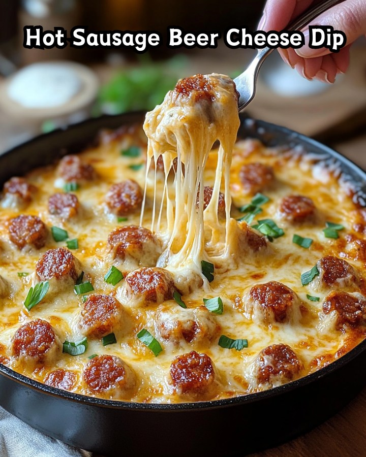 Best Hot Sausage Beer Cheese Dip Ready in 30 Minutes