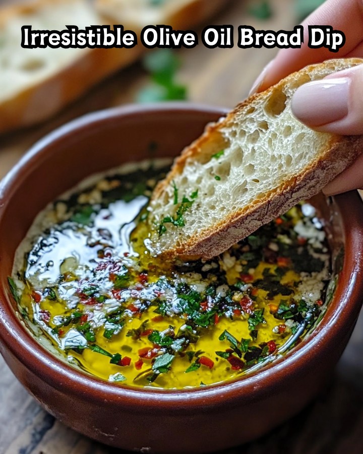 Easy Irresistible Olive Oil Bread Dip Ready in 30 Minutes