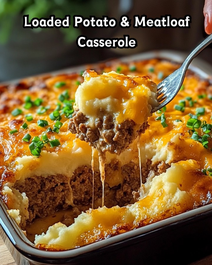 Ultimate Loaded Potato & Meatloaf Casserole Ready in 30 Minutes