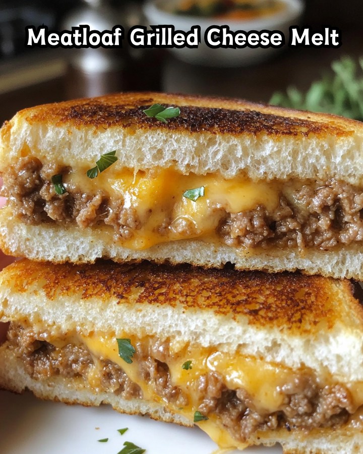 Ultimate Meatloaf Grilled Cheese Melt Ready in 30 Minutes