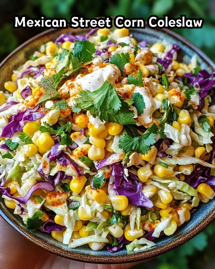 Easy Mexican Street Corn Coleslaw Ready in 30 Minutes
