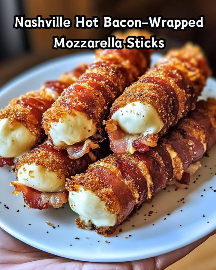 Best Nashville Hot Bacon-Wrapped Mozzarella Sticks Ready in 30 Minutes