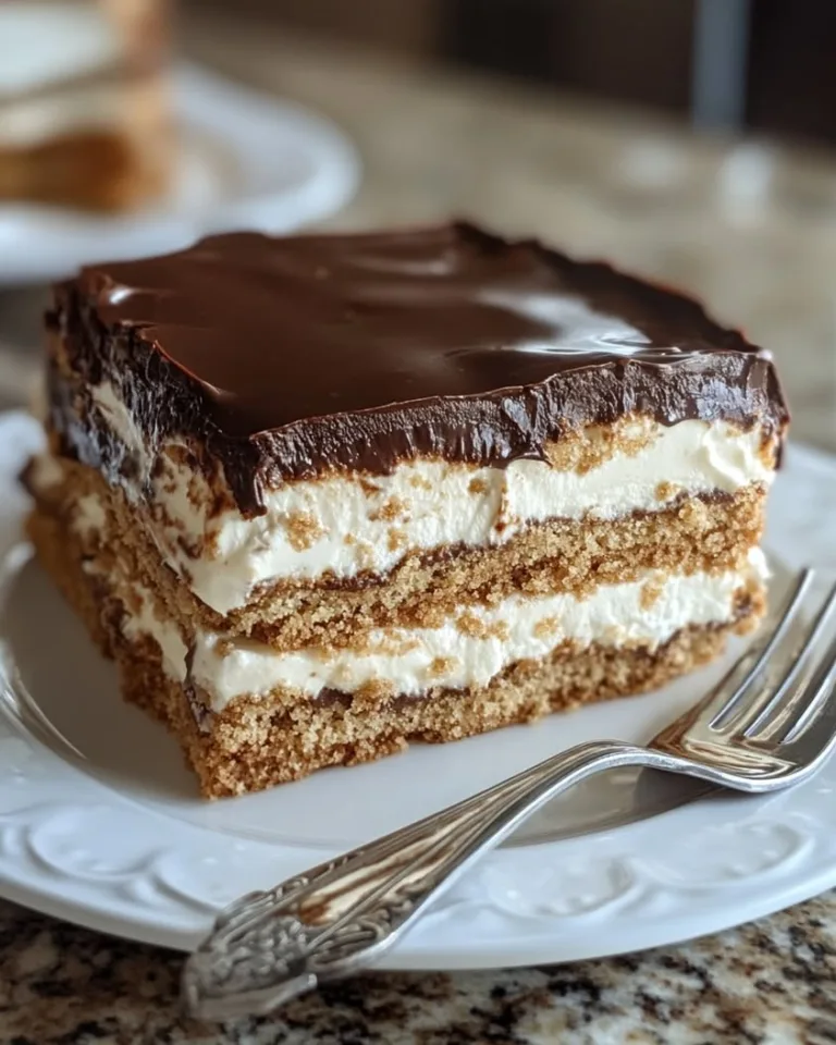 Easy No-Bake Chocolate Éclair Cake – Ready in 30 Minutes