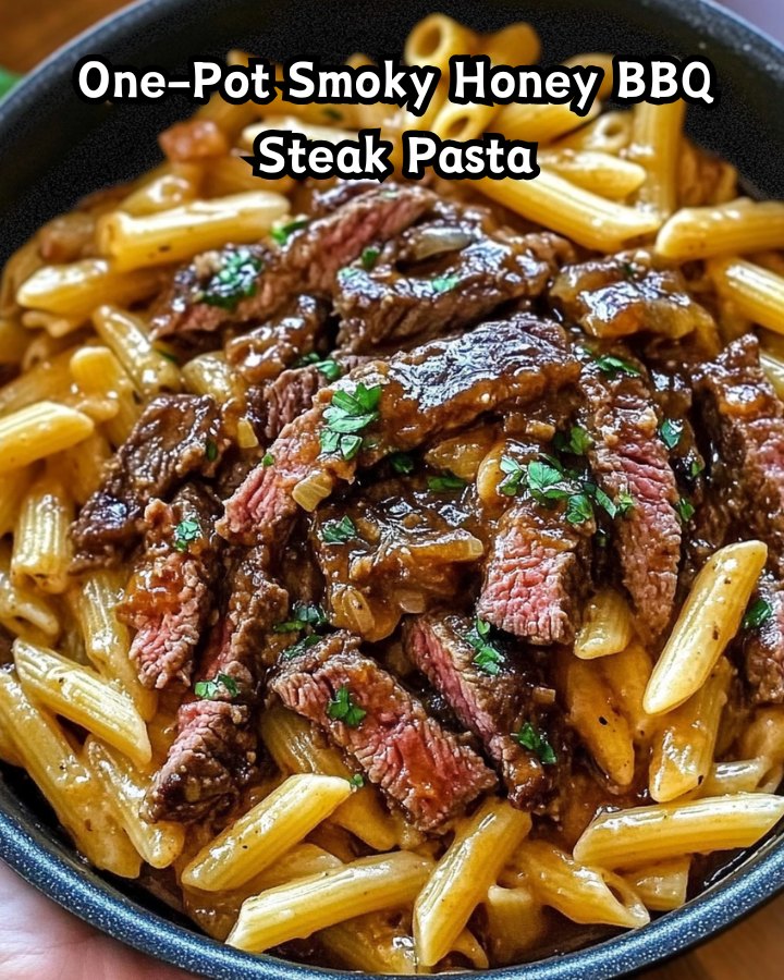 Ultimate One-Pot Smoky Honey BBQ Steak Pasta Ready in 30 Minutes