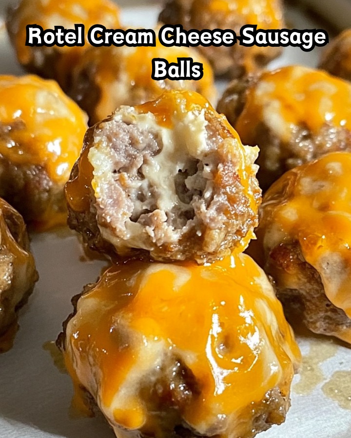 Easy Rotel Cream Cheese Sausage Balls Ready in 30 Minutes