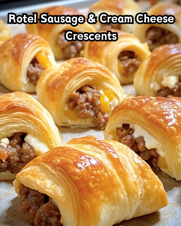 Easy Rotel Sausage & Cream Cheese Crescents Ready in 30 Minutes