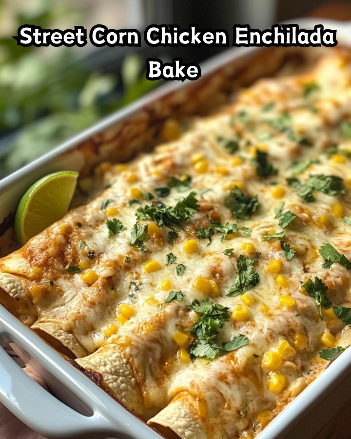 Easy Street Corn Chicken Enchilada Bake Ready in 30 Minutes