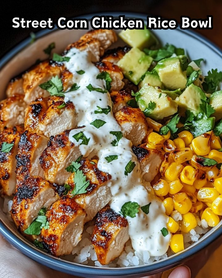 Ultimate Street Corn Chicken Rice Bowl Ready in 30 Minutes