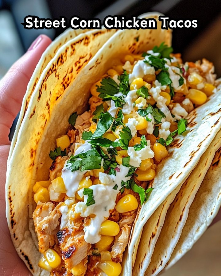 Ultimate Street Corn Chicken Tacos Ready in 30 Minutes
