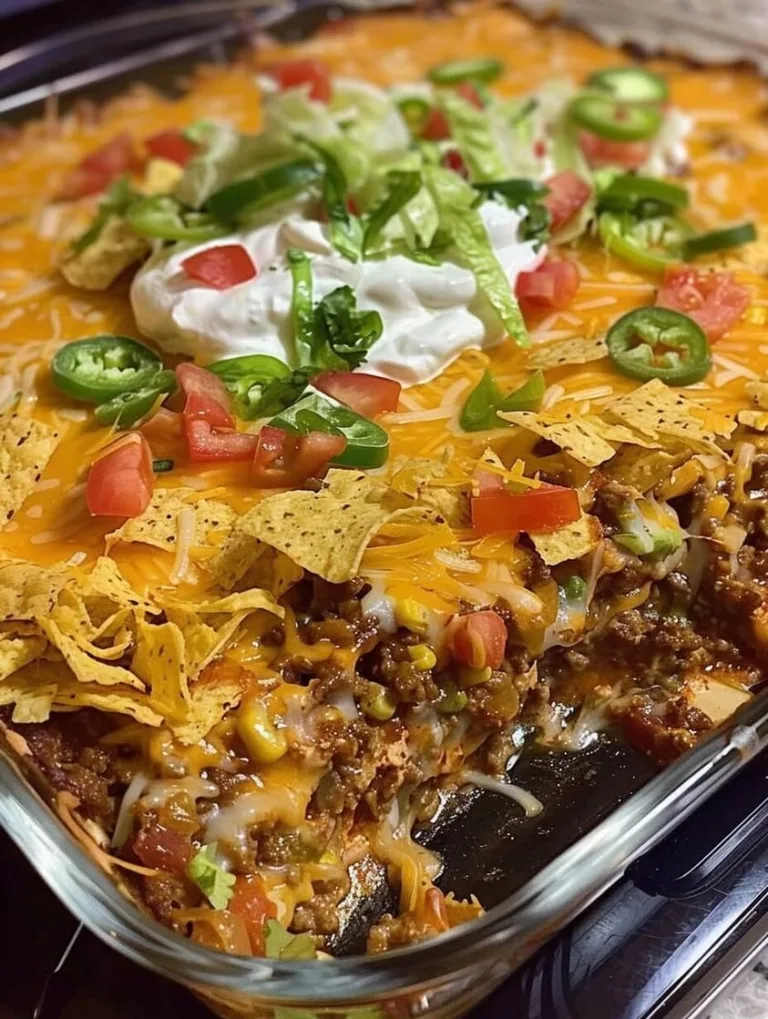 Ultimate Walking Taco Casserole Ready in 30 Minutes