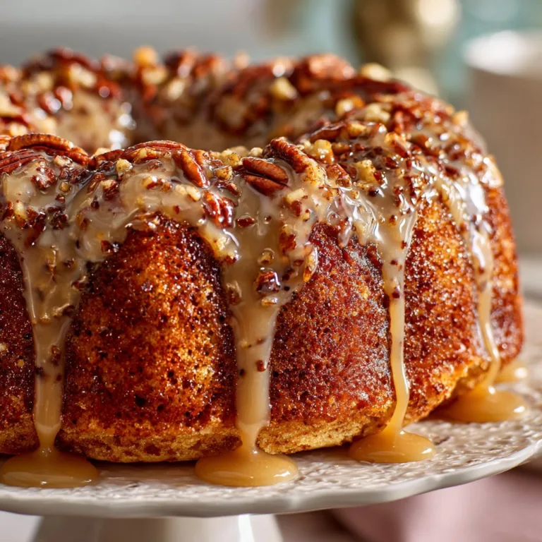 Best Butter Pecan Cake with Brown Sugar Glaze – Family Favorite