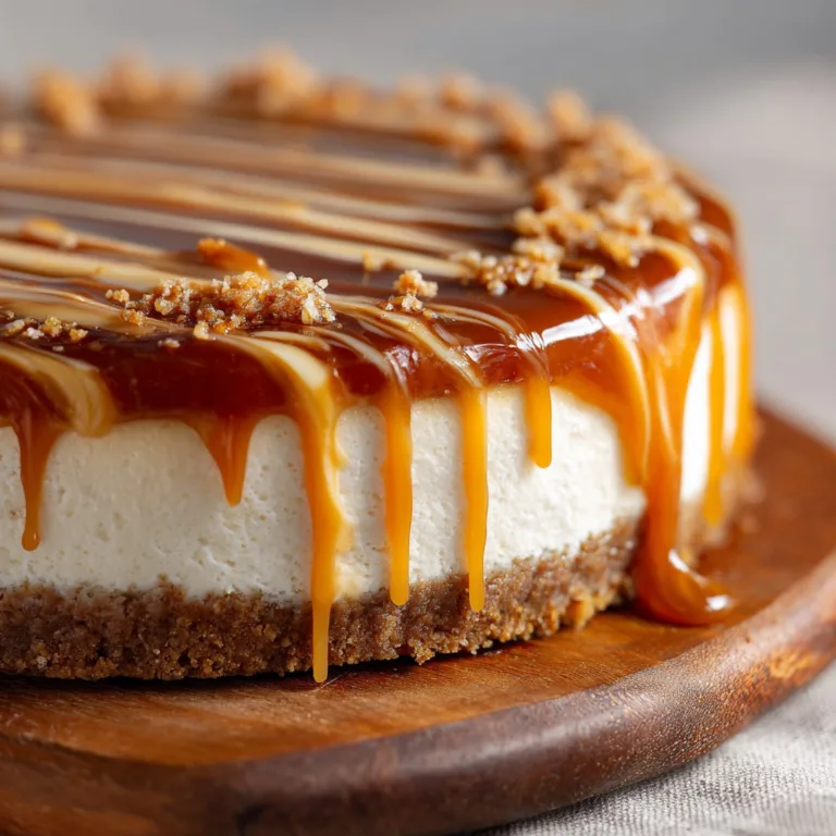 Easy No Bake Caramel Cheesecake Ready in 30 Minutes