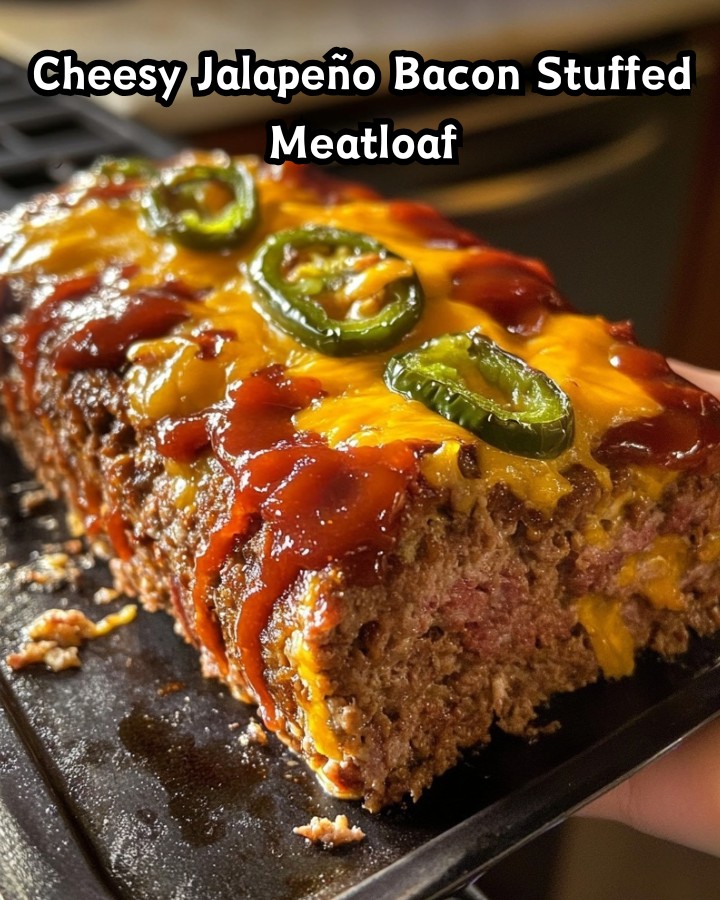 Best Cheesy Jalapeño Bacon Stuffed Meatloaf Ready in 30 Minutes