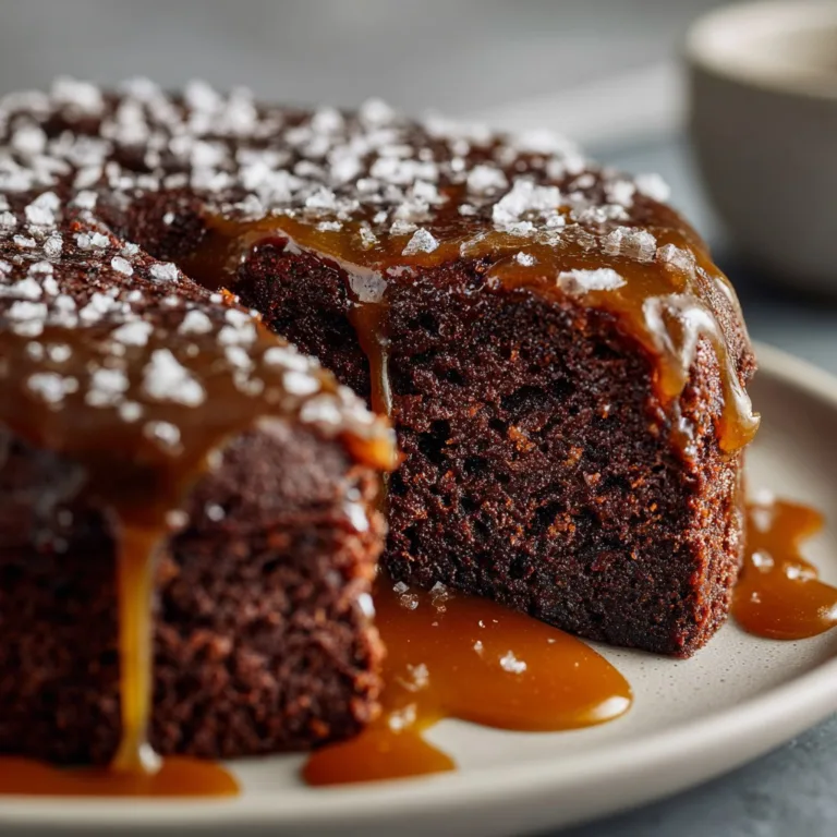 Ultimate Chocolate Cake Salted Caramel Ready in 30 Minutes