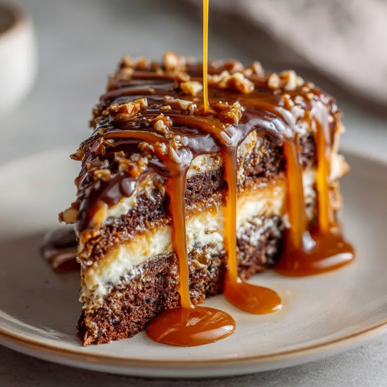Ultimate Chocolate Caramel Toffee Crunch Cake Ready in 30 Minutes