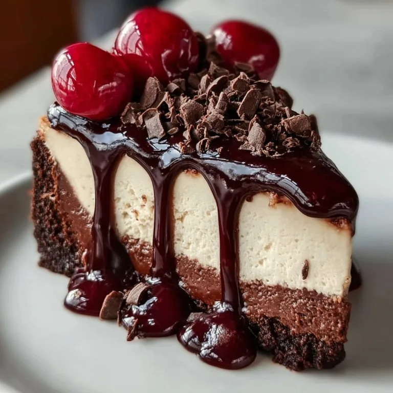 Easy Chocolate Cherry Cheesecake – No-Bake Delight