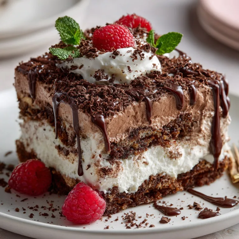 Easy Chocolate Espresso Icebox Cake – No Bake Delight
