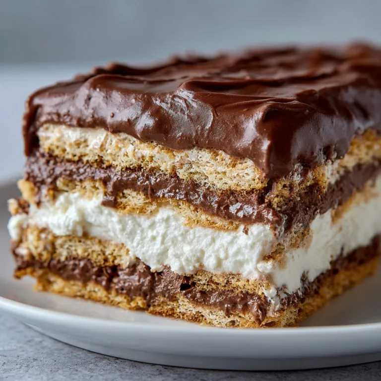 Easy No-Bake Chocolate Éclair Cake – Ready in 30 Minutes