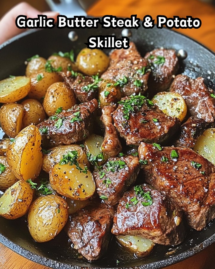 Easy Garlic Butter Steak & Potato Skillet Ready in 30 Minutes