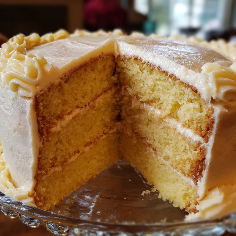 Homemade Yellow Cake – Perfectly Buttery and Easy to Make