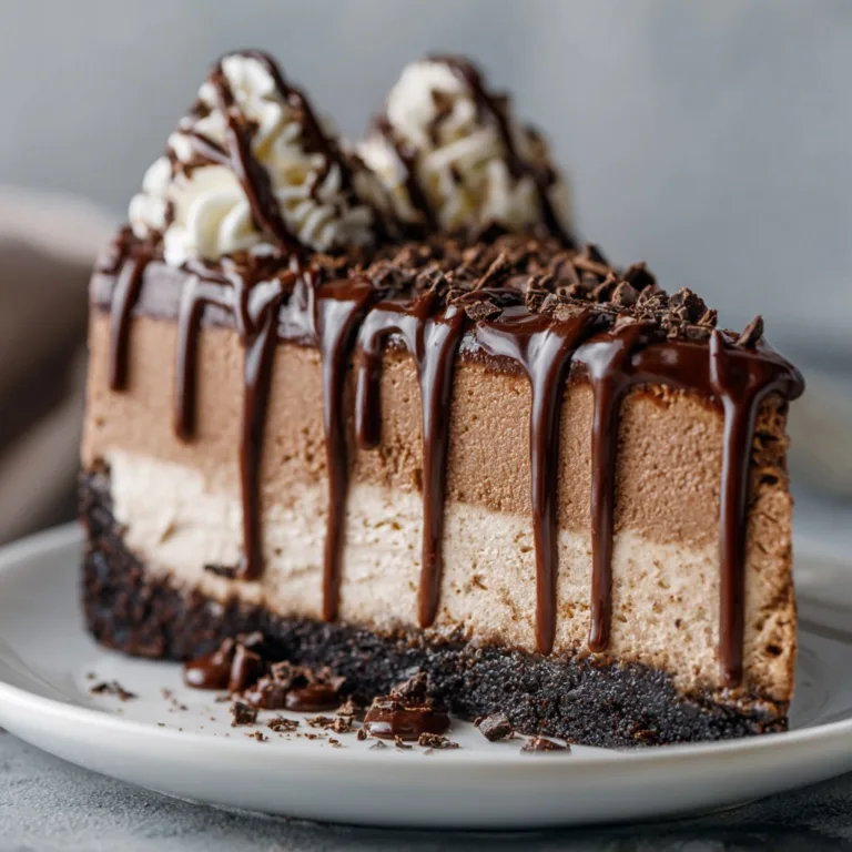 Best Mocha Ice Cream Cake with Chocolate Drizzle Ready in 30 Minutes