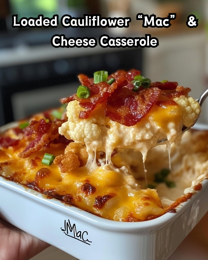 Ultimate Loaded Cauliflower Mac & Cheese Casserole Ready in 30 Minutes