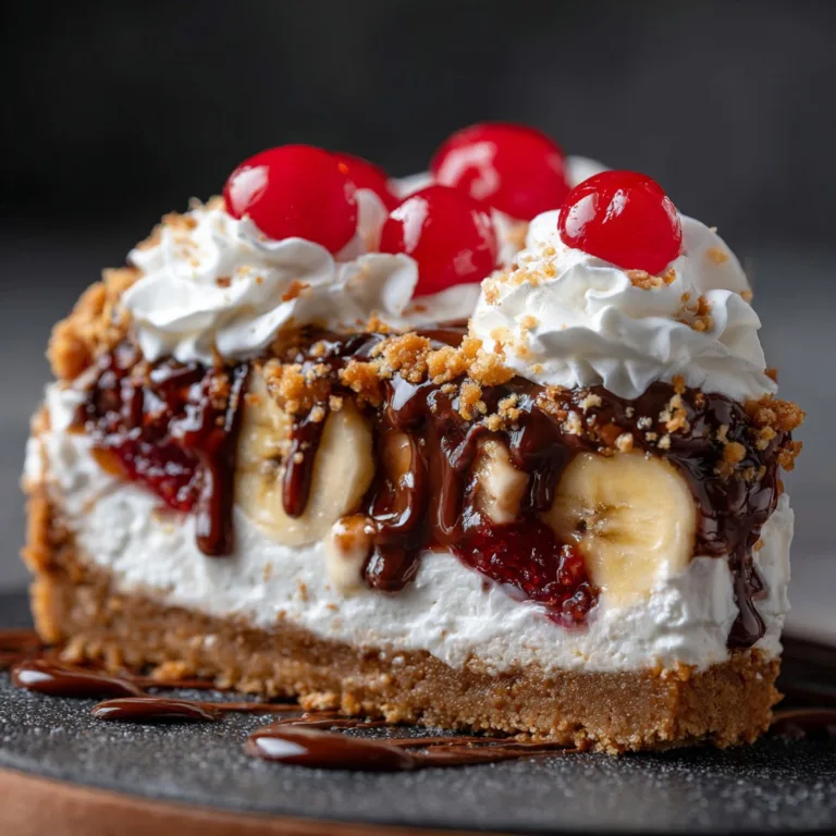 Ultimate No Bake Banana Split Cheesecake Ready in 30 Minutes