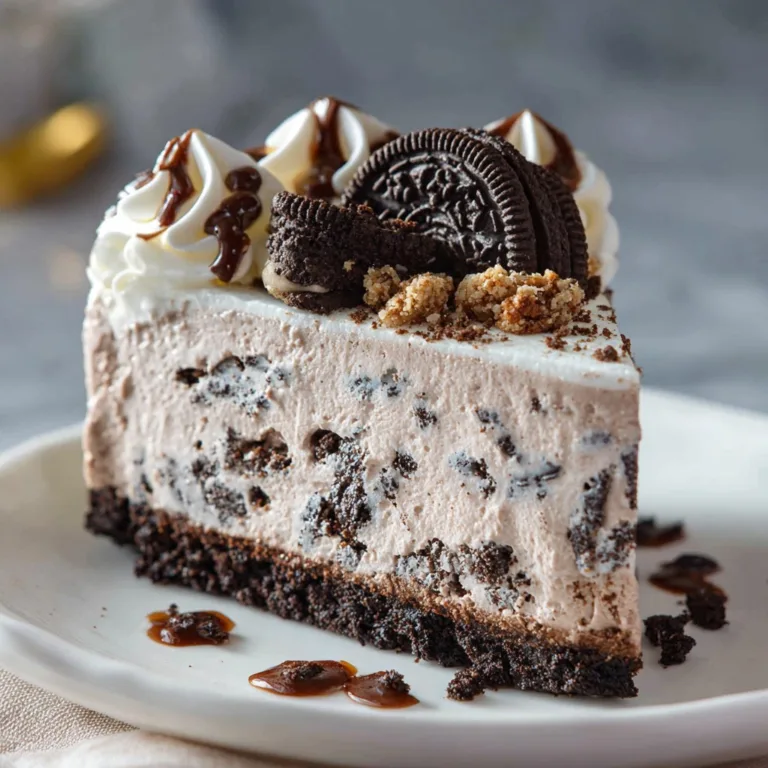 Easy No Bake Cookies & Cream Mousse Cake – Ready in 30 Minutes