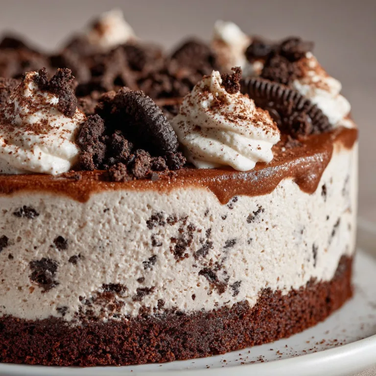 Easy No Bake Cookies and Cream Mousse Cake Ready in 30 Minutes