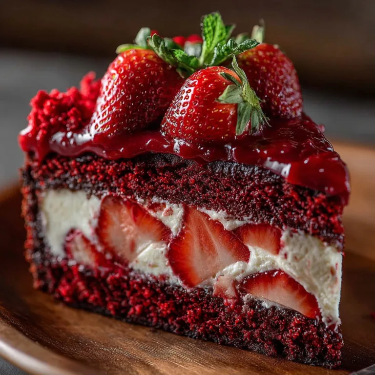 Best Red Velvet Strawberry Cake – A Family Favorite Delight