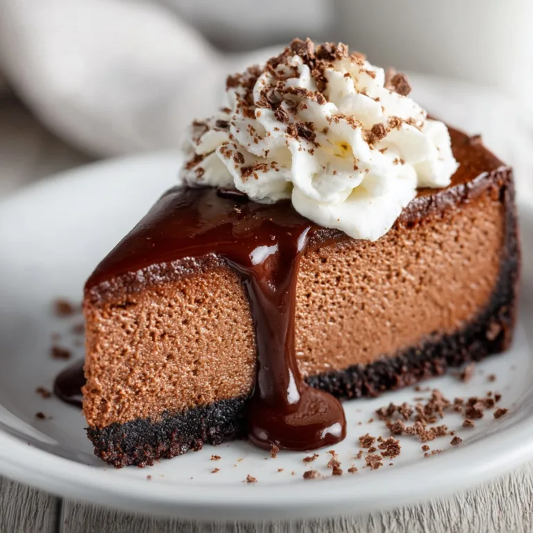 Ultimate Rich & Fudgy Triple Chocolate Cheesecake No-Bake