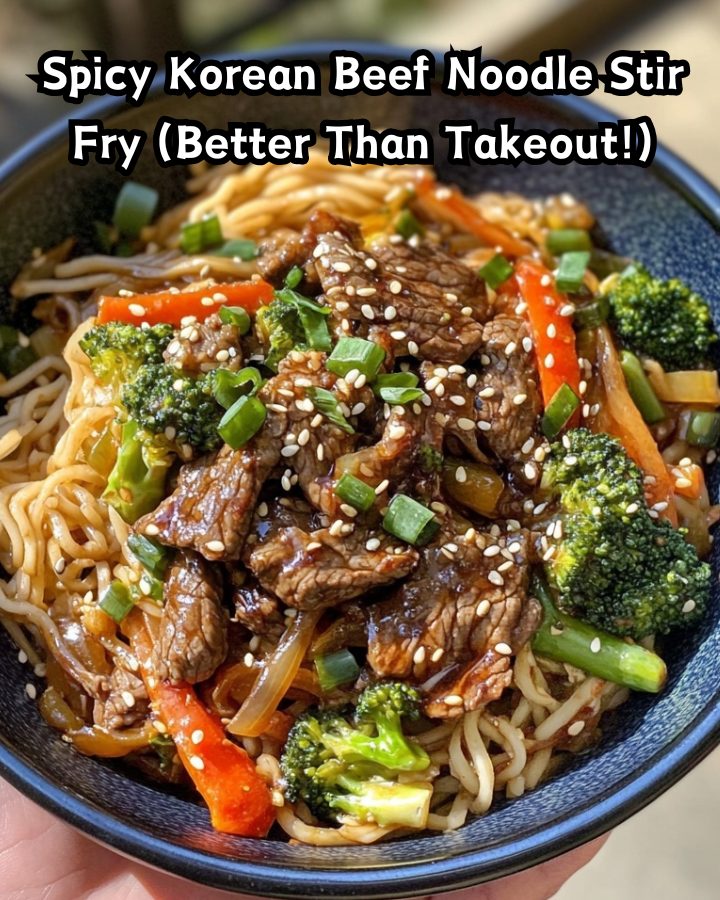 Quick Spicy Korean Beef Noodle Stir Fry – Ready in 30 Minutes