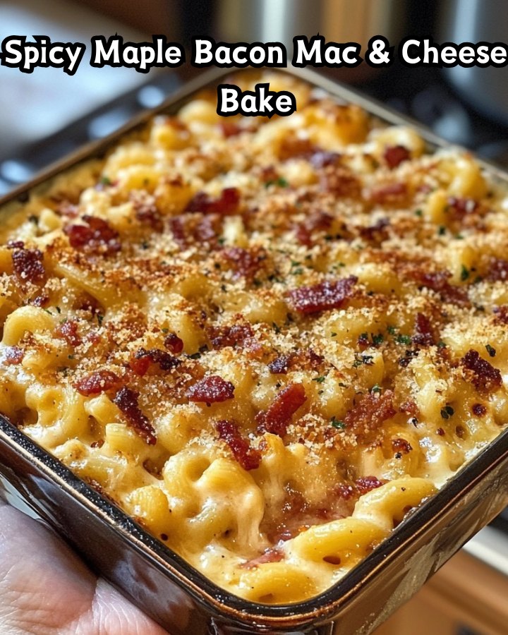 Ultimate Spicy Maple Bacon Mac & Cheese Bake Ready in 30 Minutes