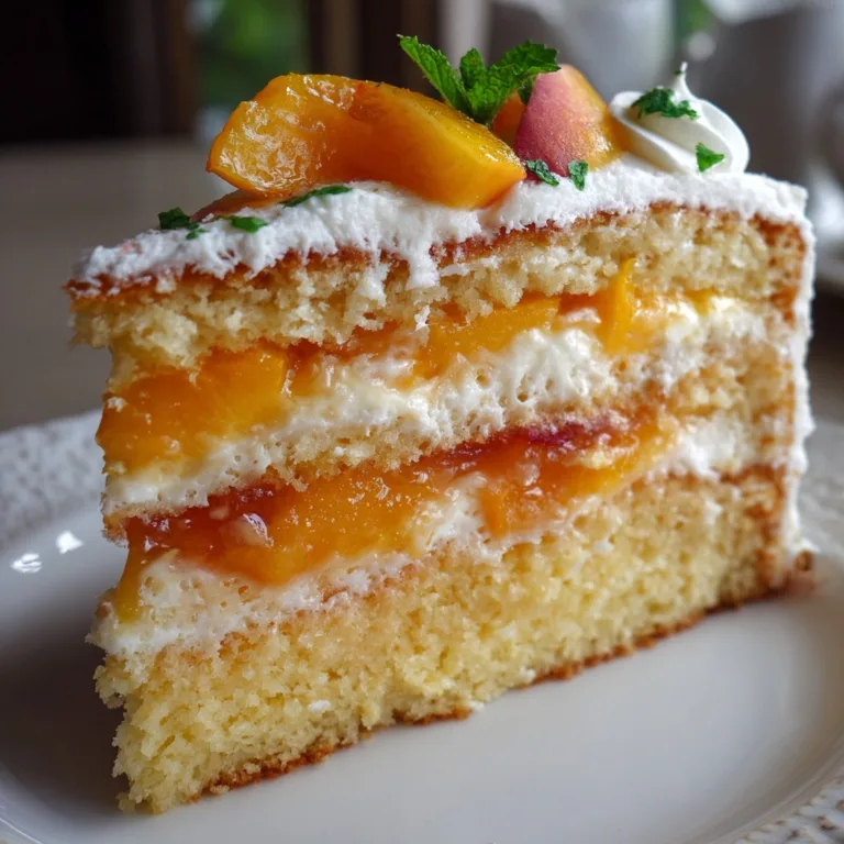 Easy Irresistible Summer Peach Cake – Ready in 30 Minutes