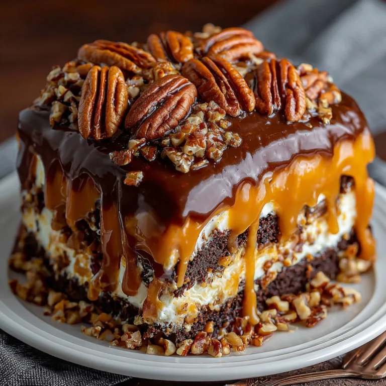 Ultimate Turtle Caramel Cake – Ready in 30 Minutes