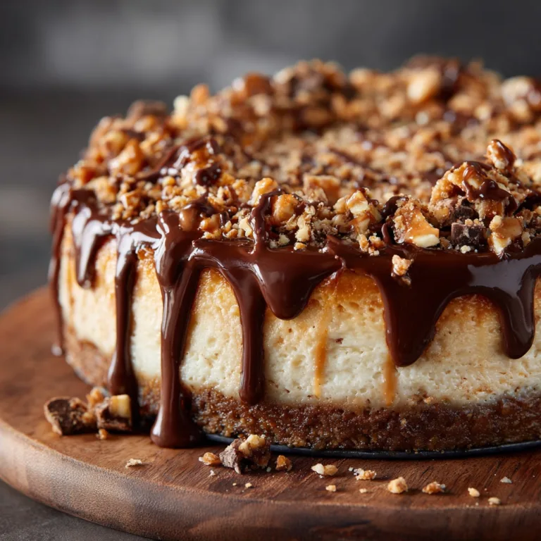 Ultimate Chocolate Toffee Crunch Cheesecake – No-Bake Delight