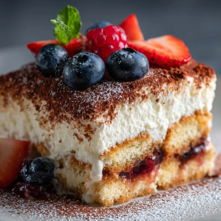 Easy Berry Tiramisu – Perfect No-Bake Dessert in 30 Minutes