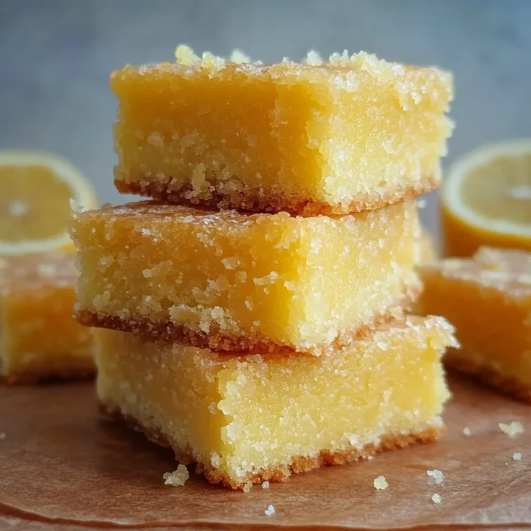 Amazing Lemon Brownies Recipe