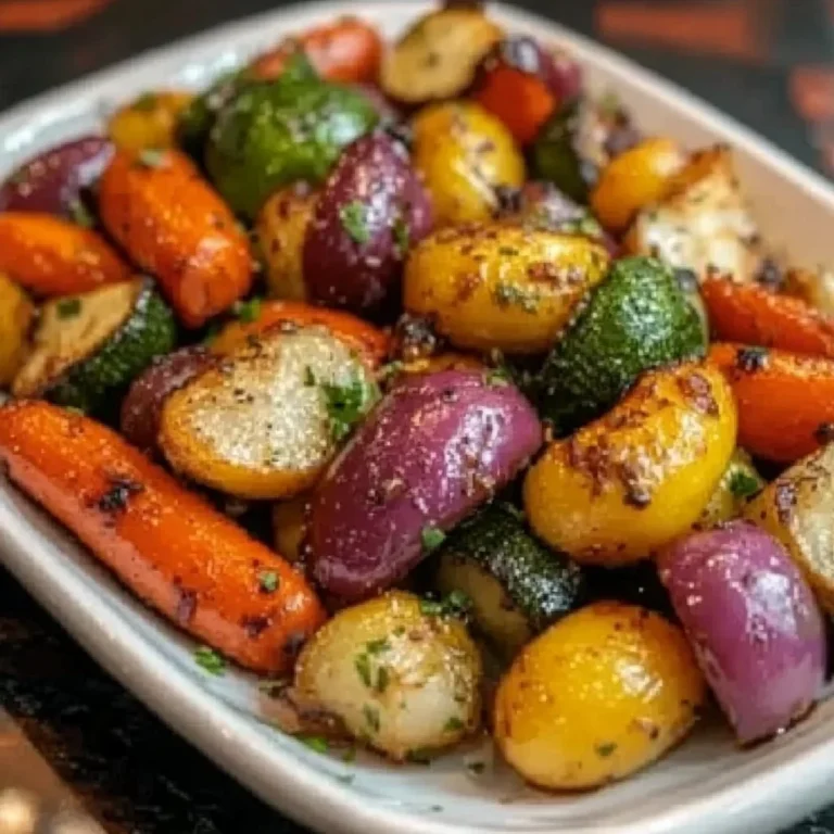 Balsamic Glazed Roasted Vegetables Easy Recipe