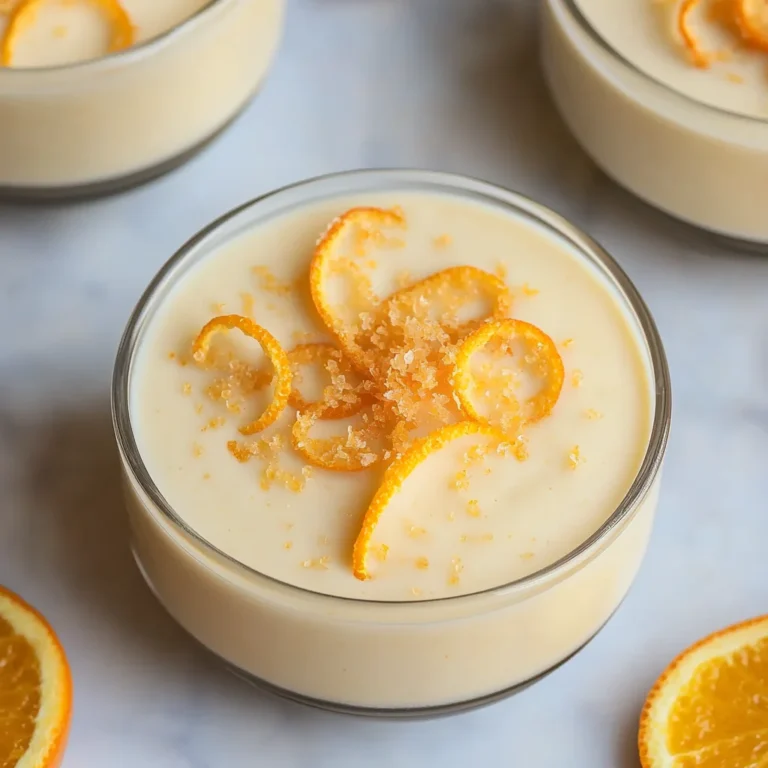 Creamy White Chocolate Orange Mousse Recipe