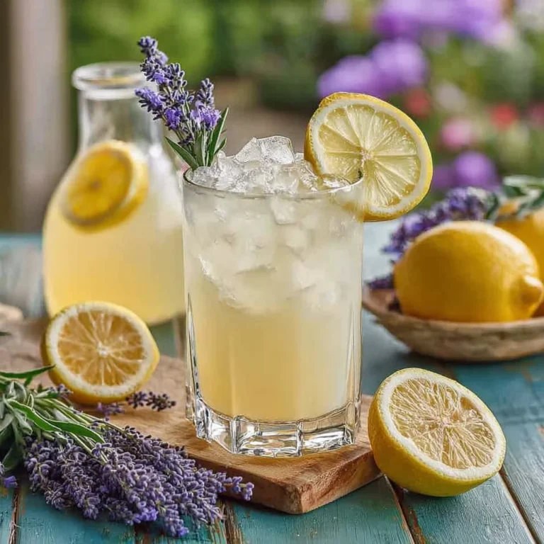 Coconut Lavender Lemonade Mocktail Recipe Easy