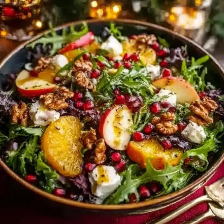 Christmas Salad With Honey Mustard Dressing Recipe