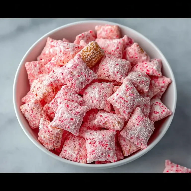 Easy Strawberry Shortcake Puppy Chow Recipe