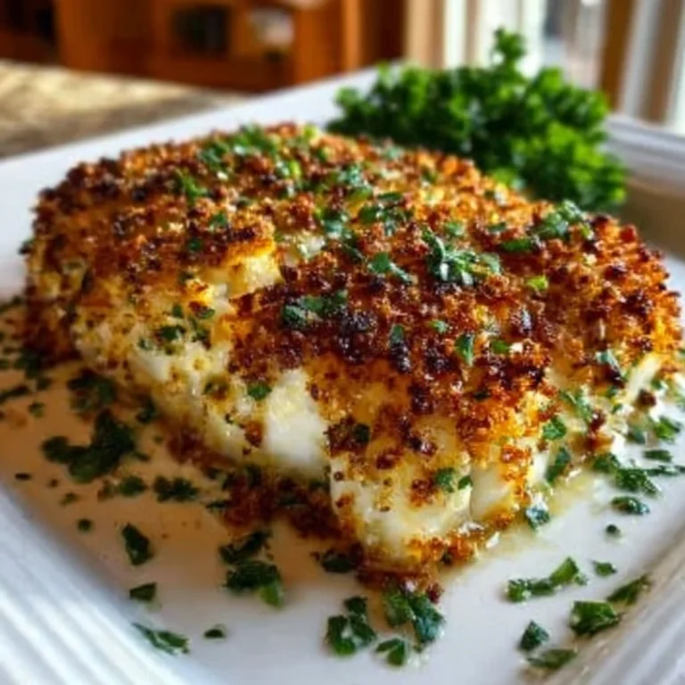 Garlic Parmesan Crusted Halibut: 15-Minute Baked Perfection Recipe