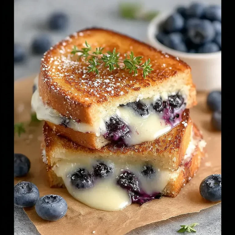 Crispy Blueberry Grilled Cheese Recipe