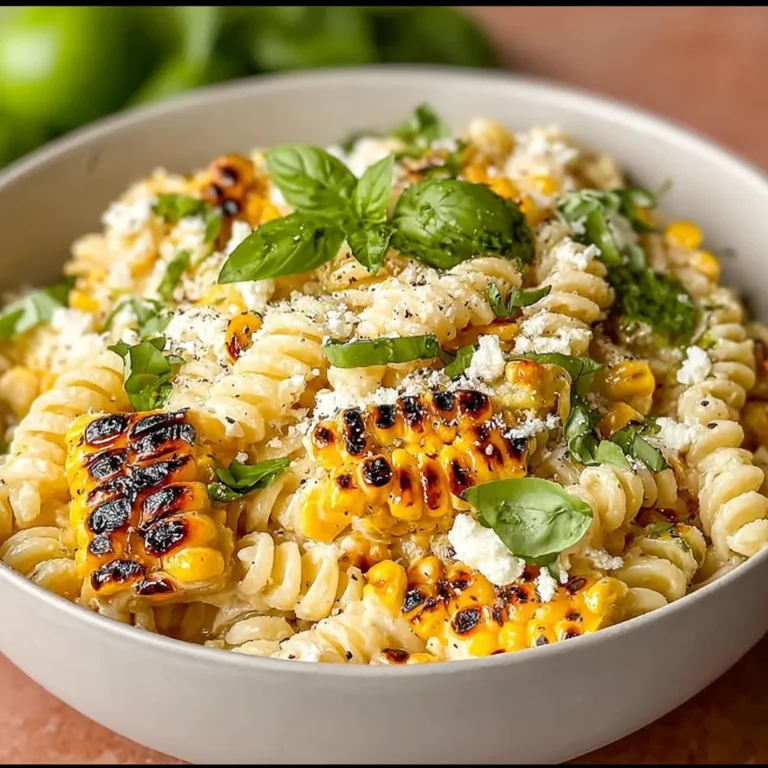Creamy Street Corn Pasta Salad Recipe