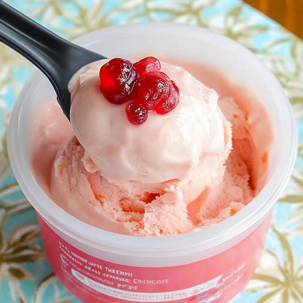 Recipe Title: Ninja Creami Shirley Temple Ice Cream step by step