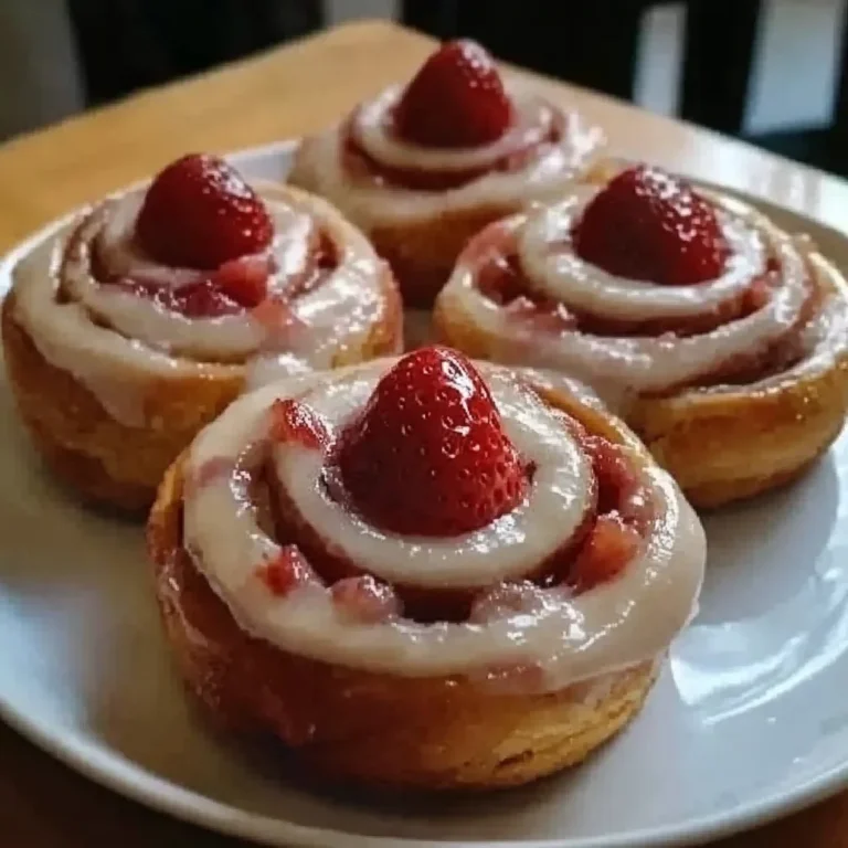 Strawberry Cheesecake Cinnabon Rolls Recipe