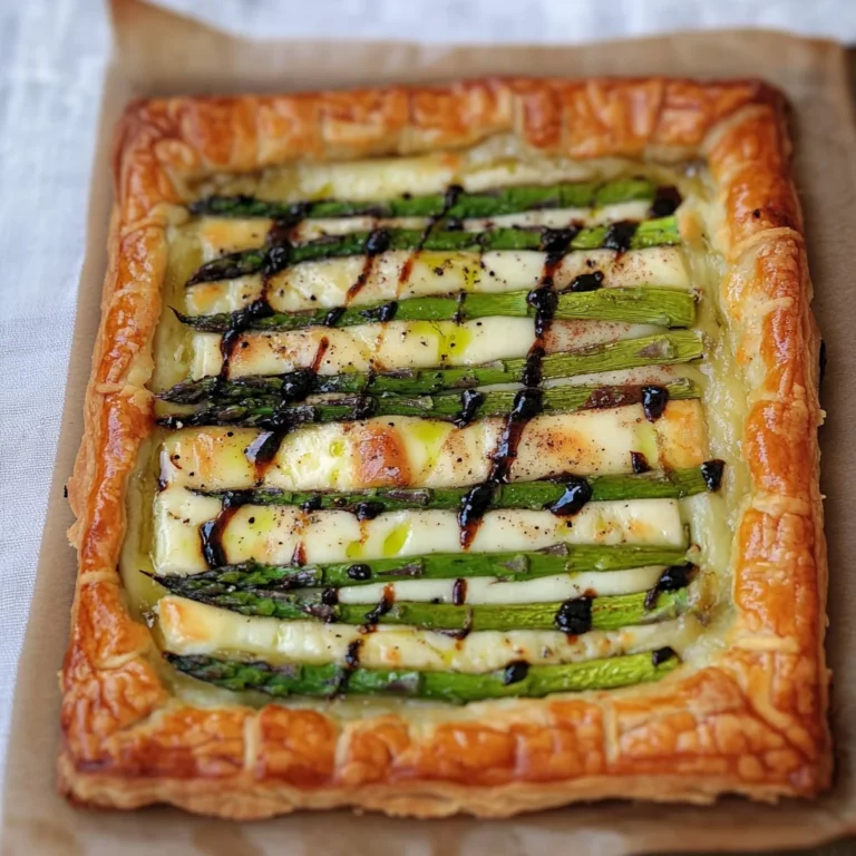 Asparagus Gruyere Tart Recipe